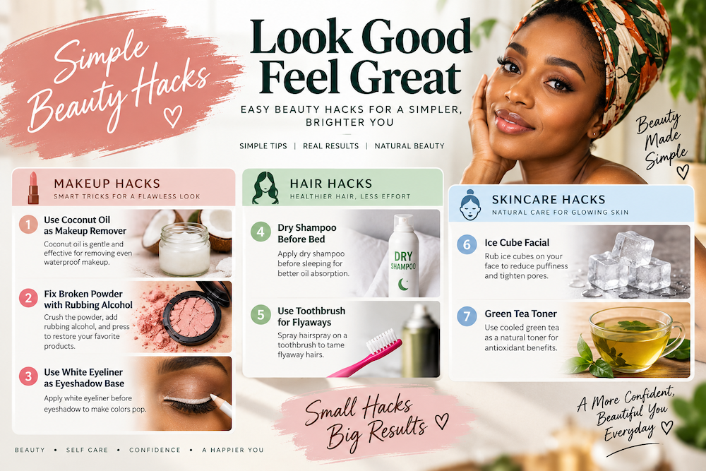 10 Beauty Hacks Every Woman Should Know